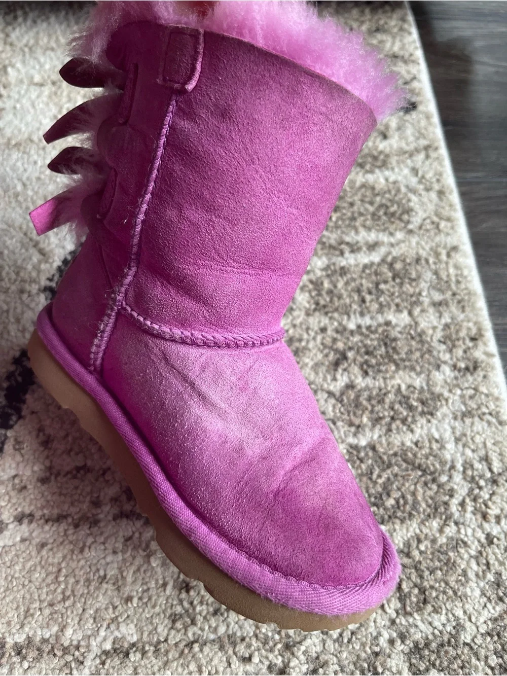 Ugg Boots kids Bailey bow boots size 10